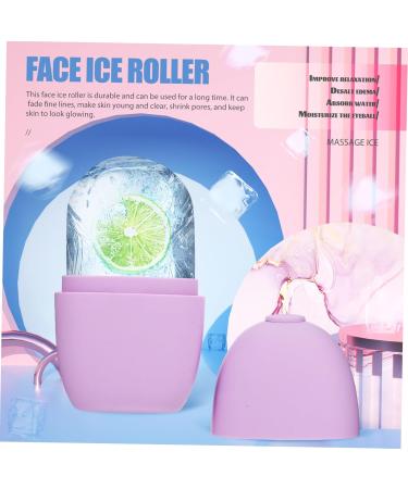 Balacoo Silicone Face Ice Roller - Cooling Facial Massage Globes for Eyes - Purple Silica Gel - 11.5x7cm - Buy Online on GoSupps.com