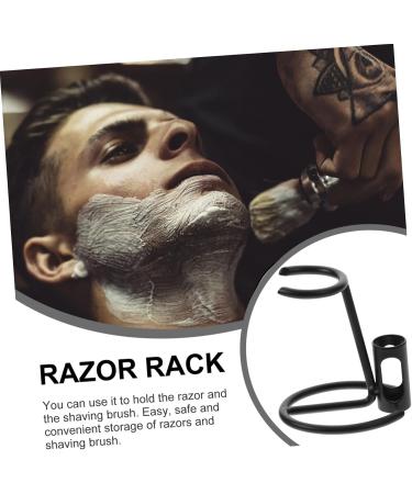 Premium Healeved Shaver Keeper Stand | Razor & Brush Holder for Shaving Accessories | Ideal for Restaurants & Home Use - Buy Online on GoSupps.com