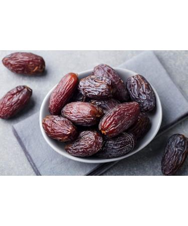 Sunnah Shop Jumbo Medjool Dates 5kg - Premium Vegan Medjoul from Palestine | Natural Honey-Sweet Unique Caramel Taste | 100% Additive-Free | Fresh Harvest - Buy Online on GoSupps.com