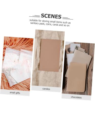 Goohochy 4-Piece Portable Ice Cream Bag Set | Multi-Purpose Menstrual Bandage & License Holder | Stylish Time Fabric Handbag - Buy Online on GoSupps.com