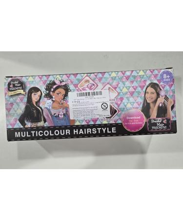 2-in-1 Braided Hair Styling Set with Drill Flash Diamond DIY Girls Makeup Hair Trimmer & Accessories Hair Scissors - Buy Online on GoSupps.com