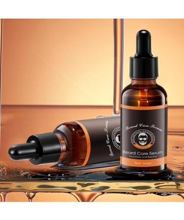 Lot de 2 s rums pour barbe - S rum volume de barbe pour homme - Huile nourrissante pour barbe pour plus de souplesse - Barbe plus dense et plus paisse - Huile de croissance de la barbe pour hommes - Buy Online on GoSupps.com