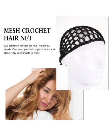 Beaupretty 4PC Hair Nets for Sleeping - Elastic Wide Snood Cover & Rayon Hair Network Hat - Ideal Sleep Accessories - Buy Online on GoSupps.com