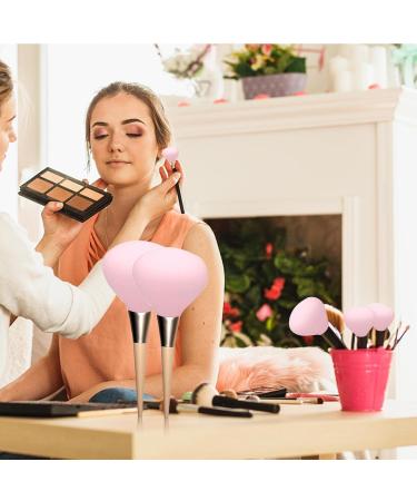 Makeup Brush Silicone Protector | Reusable Dust-Proof Protector Caps for Foundation Brush - Makeup Brush Protector Guards Caps for Wife or Girlfriend Shuying Pink - Buy Online on GoSupps.com