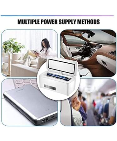Medication Fridge Insulin Cooler Medicine Fridge And Insulin Cooler For Car Travel Home - Portable Auto Cooling Case B- B 1battery B 1battery - Buy Online on GoSupps.com