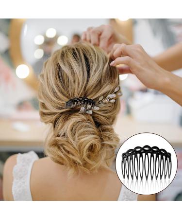 Ouligay 12Pcs Hair Combs Slides Hair Side Combs Plastic French Twist Decorative Hair Accessories for Girls Women Bridal Wedding - Buy Online on GoSupps.com