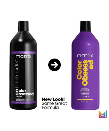 Matrix Color Obsessed Antioxidant Conditioner 33.8 Fl Oz (Pack of 1) | Prevents Fading, Enhances Hair Color | For Color Treated Hair, Sulfate-Free, Cruelty Free | Salon Quality - Buy Online on GoSupps.com