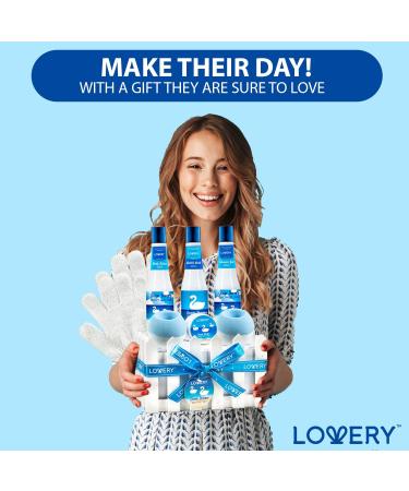 Ocean Bliss Bath Set - Perfect Birthday Gift Basket for Women Men & Teens | Spa Essentials: Shower Gel Bubble Bath Lotion Body Butter Bath Bombs & Face Mask - Buy Online on GoSupps.com