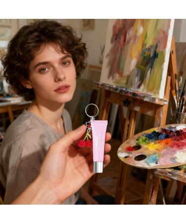  Generisch Lip Butter | Tinted Beauty Lip Balm with Moisturizing Care and Keychain 10ml Lip Butter for Women For Daily Use Travel Office Commutes - Buy Online on GoSupps.com