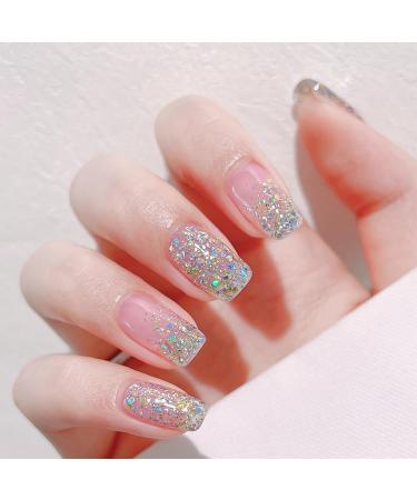 MAYCHAO Silver Gel Nail Polish 1Pc 15ML Stellar Glitter Gel Polish Soak Off UV LED Nail Polish Nail Art Starter Manicure Salon DIY at Home 0.5 OZ - Buy Online on GoSupps.com