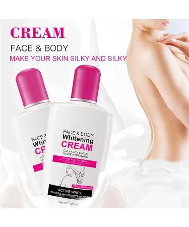 Body Cream - Skin Lightening Cream - Body Moisturiser Women - Body Skin Care Collagen Boost Improve Dullness - Hydrating Lotion Face Smooth Restore Elasticity Softy Silky - Firm Radiant Reduce Dryness - Buy Online on GoSupps.com