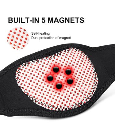 Buy Dongker Neck Pain Relief Crane - 3 Pack Self-Heating Magnetic Neck Bandage with Velcro - Effective Therapy for Neck Pain & Pressure - Buy Online on GoSupps.com