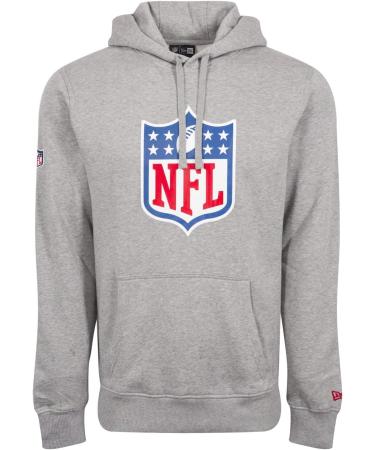 Shop New Era NFL Team Logo Hoodie in Gray | International Shipping Available - Buy Online on GoSupps.com