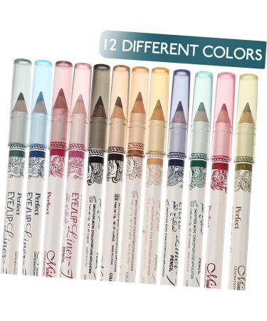 Angoily 12 Eyeliner Pencil Eye Shadow Eye Liner Pencils Makeup Eyeliner Cosmetic Pencils Set Flash Clothing - Buy Online on GoSupps.com