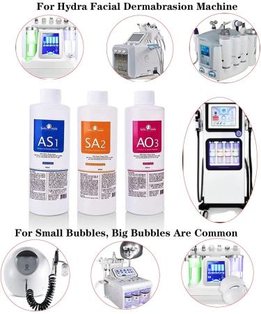 Marfort AO3 Aqua Peeling Solution Top Salon Skin Scrub Hydra Skin Scrub Special Solution Small Bubble Solution 400ml - Buy Online on GoSupps.com