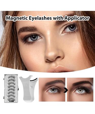 Magnetic Eyelashes Kit Fake Glue Eyelashes Set Easy Wear Eyelashes Wispy Lashes Natural Looking Waterproof Magnetic Lashes Kit Women Magnetic Eye Lashes Reusable False Eyelashes For Women - Buy Online on GoSupps.com