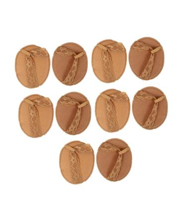 5 Pairs High Heel Insole Foot Cushions for High Heels Five Toe Heelless Socks Five Toe Cover Shoe Pads for Toe Cushion Pad Shoe Inserts Toe Topper Foot Pads Soft Lace