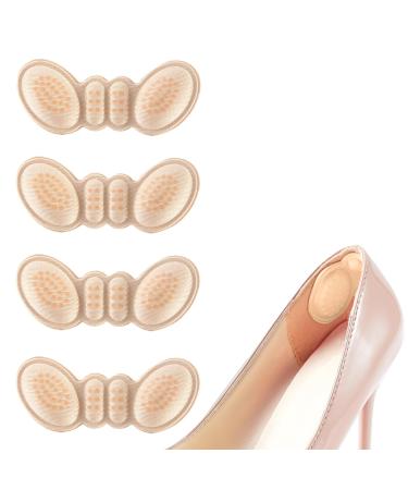 Heel Inserts Comfort for Women Heel Shoe Pads Heel Cushion Loose Shoes for Pain Heel Pads for Shoes Make Shoes Fit Tighter Inserts 3mm(2Pairs Beige) Beige 2Pairs