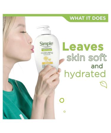 Simple Kind to Skin Moisturising Handwash 250ml - Gentle Hydration for All Skin Types | International Shipping Available - Buy Online on GoSupps.com