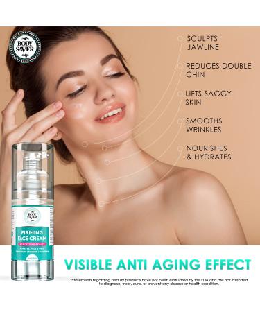 Face Lift Cream - Hydrating & Firming Face Tightening Cream for Women with Algae Extract & Peptides | 30ml - Buy Online on GoSupps.com