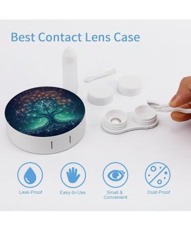 Buy Digital Tree of Life Contact Lens Case - Travel & Care Box for Lenses - Buy Online on GoSupps.com
