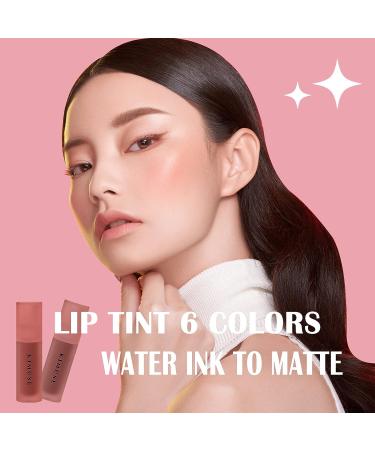 6 Colors Lip Glaze Stain Tint Set - Long Lasting Water Matte Lip Kit - Buy Online on GoSupps.com