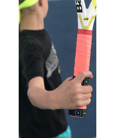 Tennis Grip Guide by Tennisbuilder | For Adults & Kids, Advanced to Beginner Players | Small 3 Pack - Buy Online on GoSupps.com