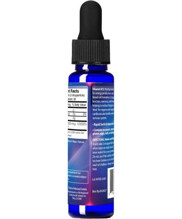 Dr's Advantage Liquid Vitamin B12 Dropper 2oz - B12 Sublingual Methylcobalamin Supplement for Energy and Metabolism Support - Easy-to-Use Liquid Formula for Enhanced Absorption - Buy Online on GoSupps.com