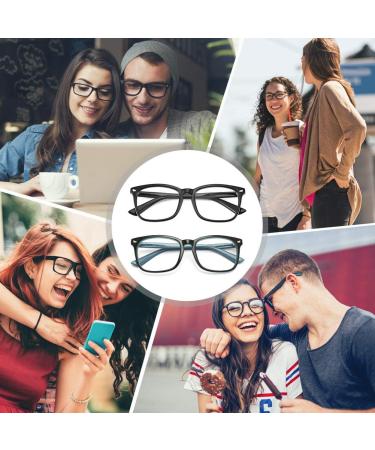 Buy Cyxus Blue Light Filter Glasses - Anti-Digital Eye Strain - Stylish Black & Blue | Screen Safety for Laptops Smartphones & Tablets - Buy Online on GoSupps.com