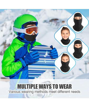 Buy Hegcoiie Kids Windproof Thermo Balaclava - Winter Ski Mask for Girls | Outdoor Sports & Cycling - Buy Online on GoSupps.com