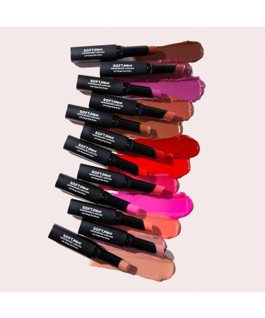 Shop The Lip Bar Soft Kisses Vegan Lipstick - Moisturizing Mango Seed Butter Satin Finish Level Up Berry | International Shipping Available - Buy Online on GoSupps.com