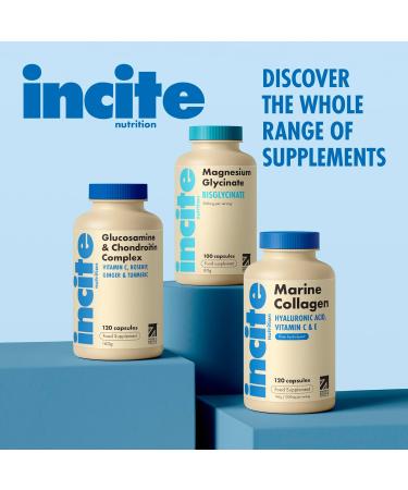 Marine Collagen Supplements for Women & Men 1200mg | 120 High Strength Marine Collagen Capsules | Pure Superior Type 1 Hydrolysed with Hyaluronic Acid Vitamins C E B12 Copper Zinc and Iodine 120 count (Pack of 1) - Buy Online on GoSupps.com