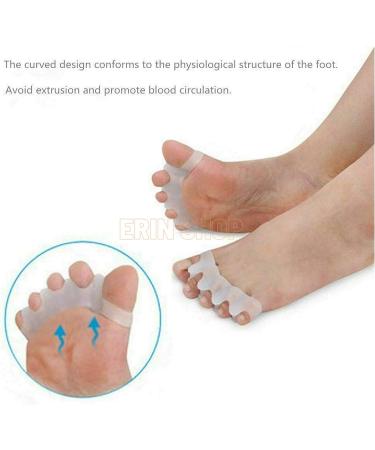 ERINSHOP Silicone Toe Separator for Overlapping & Hammer Toe Alignment - Beige - Buy Online on GoSupps.com
