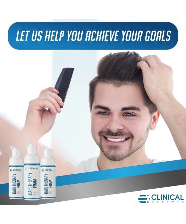 Men's Hair Growth Foam with Peppermint Oil, Saw Palmetto, Avocado Oil - 30ml - Supports Regrowth and Reduces Thinning - Made in USA - Buy Online on GoSupps.com