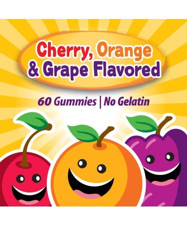 Nature's Way Alive! Gummies for Kids - Cherry, Orange & Grape Flavored Multi-Vitamins (60 Count) - Buy Online on GoSupps.com