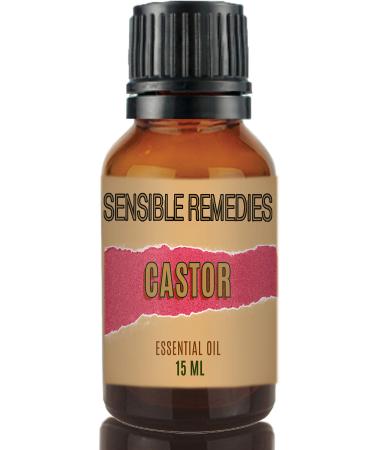 Sensible Remedies Castor Oil 100% Pure and Natural Distilled 15 mL (0.5 fl oz)