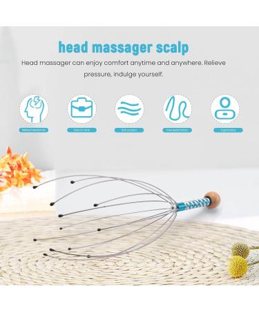 Scalewbin Head Massage Spider | Relaxation Therapy & Stress Relief Masseur | International Shipping Available - Buy Online on GoSupps.com