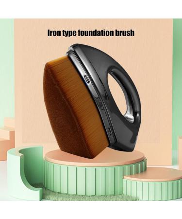 Liquidoundation Brush Dense Bristles Flatiron Shape Base Makeup Brush for Liquid Blending Cream Powder Blush Buffing Stippling Face Tool - Buy Online on GoSupps.com