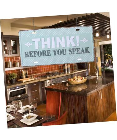 OSALADI Metal Signs Tin Signs Iron Sign Painting Iron Painting The Sign Decorations Three-Dimensional - Buy Online on GoSupps.com