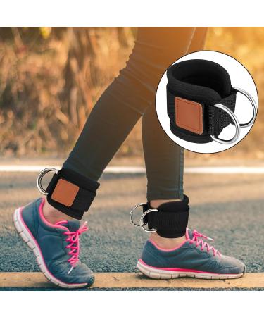 2 Pieces Foot Loops Cable Trainer with D-Rings & Carabiners - Fitness Training Aids for Leg Extensions & Strength Training for Men & Women - Buy Online on GoSupps.com