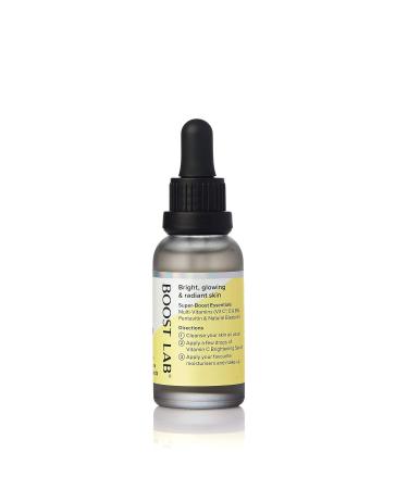 BOOST LAB Vitamin C Brightening Serum - Radiant Skin for Men & Women | Even Skin Tone & Clear Dark Spots | Paraben & Cruelty Free - 30 ml - Buy Online on GoSupps.com