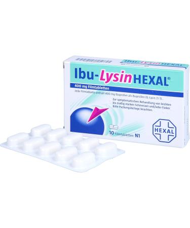 IBU Lysinhexal 10-Hour Film-Coated Tablets - Fast Relief for Pain & Inflammation | Buy Internationally - Buy Online on GoSupps.com