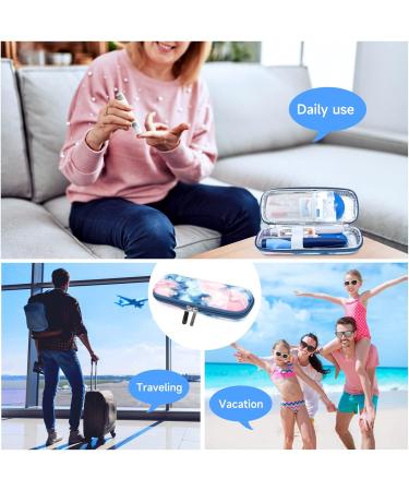 Youshares Insulin Cooling Bag - TSA Portable EVA Pack for Insulin Pen & Diabetes Accessories | Travel-Friendly Diabetics Bag with 2 Nylon Cooling Packs - Buy Online on GoSupps.com