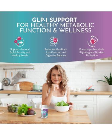 Optiwav GLP-1 Support Supplement for Weight Loss - 32-in-1 GLP1 Support with Probiotics for Women & Men - Natural Daily Oral Support to Boost Fat Burn Metabolism & Gut Health - Vegan Gluten Free - Buy Online on GoSupps.com