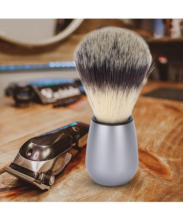 Tyenaza Professional Hair Shaving Brush - Synthetic Cream Brush & Mustache Cleaner with Metal Handle for Men | Buy Now - Buy Online on GoSupps.com