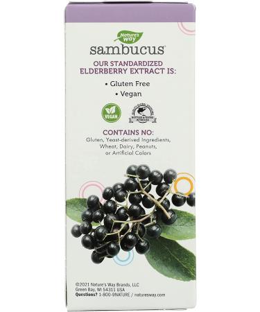 Natureâ€™s Way Sambucus Kids Cough Syrup - Elderberry Relief, 4 fl oz (Ages 1+) - Buy Online on GoSupps.com