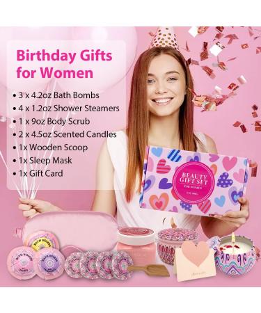 13 in 1 Self-Care Birthday Gifts for Women | Unique Gifts for Her Girlfriend Mother's Day & Valentine's Day - Buy Online on GoSupps.com