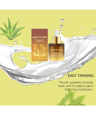 Selftanning lotion 30 ml selftanning cream liquid moisture formula with longlasting effect for tanning and natural skin care on body and back for women and - Buy Online on GoSupps.com