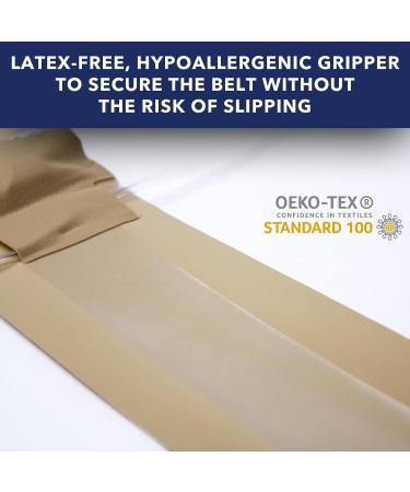 URSA Health Ultra Soft Insulin Pump Thigh Belt - Slim & Stretchy, 1mm Thin, Made in UK, Durable & Breathable - Beige, Diabetes Patients, Compatible with Medical Devices - Buy Online on GoSupps.com