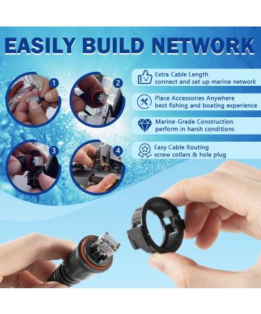 Bonbo 6ft Marine Network Cable with Split Connector for Garmin Devices - Buy Online on GoSupps.com